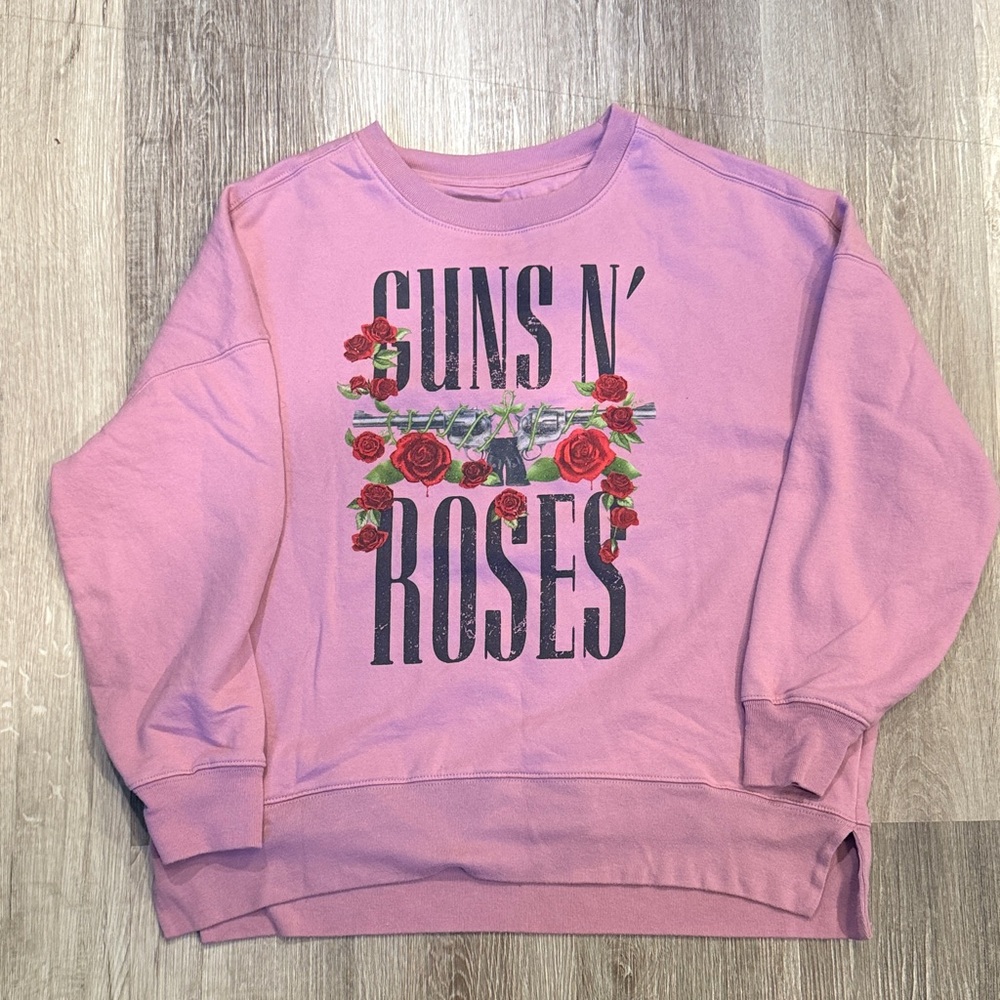 Pink Guns N' Roses Sweatshirt